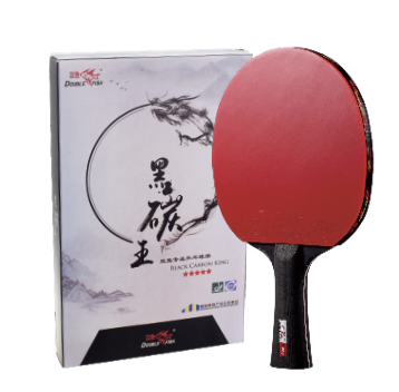 מחבט טניס שולחן מקצועי Double Fish Black Carbon King